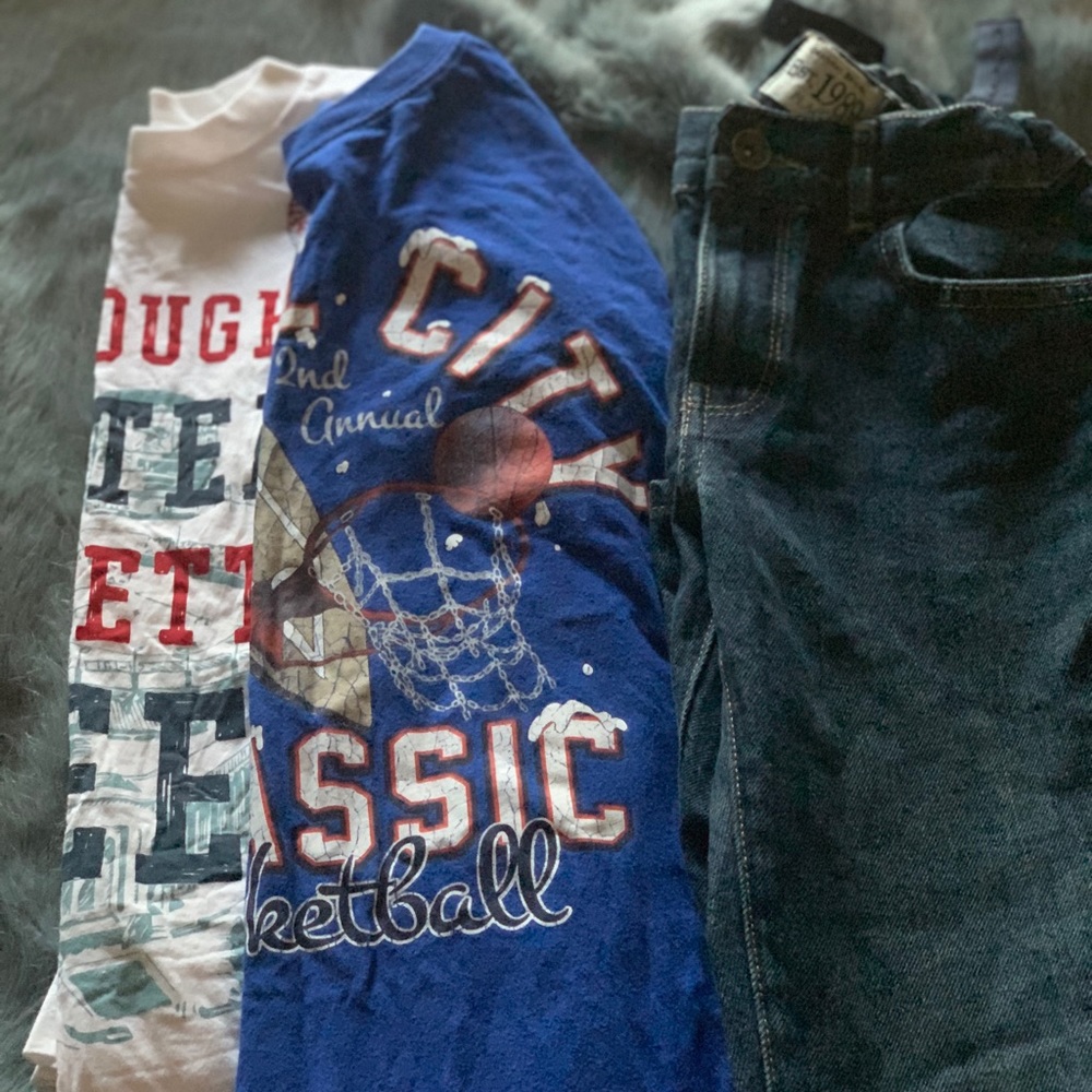 Boys shirts and jeans